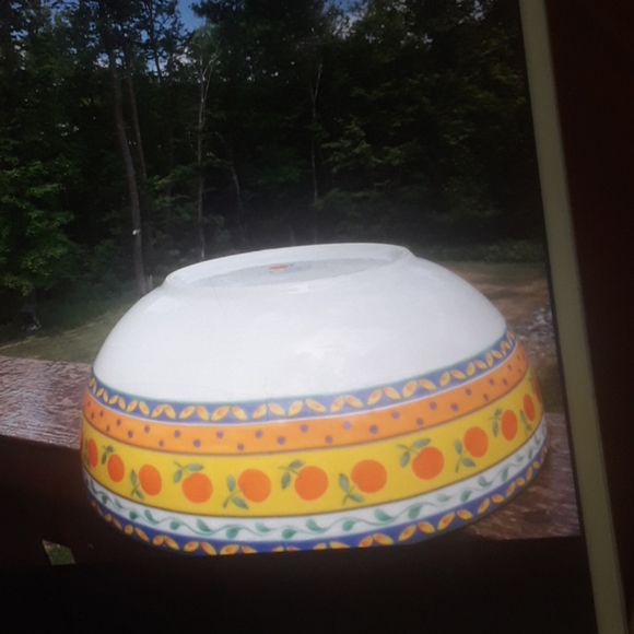 Furio "ORANGES" Large SERVICE PASTA FRUIT BOWL - Picture 2 of 16